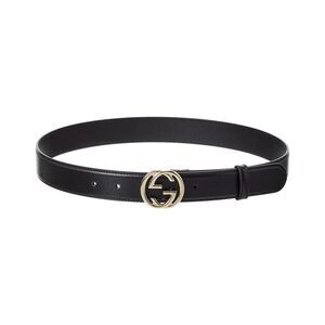 Gucci Interlocking G Leather Belt